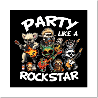 Party like a Rockstar Posters and Art